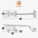 Чертеж Телескопический подъемник AURORA BT28RT