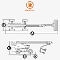 Чертеж Телескопический подъемник AURORA BT22BRT