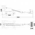Чертеж Телескопический подъемник AURORA T26J 