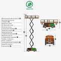 Чертеж Ножничный подъемник Dingli JCPT1823DCB