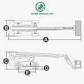 Чертеж Телескопический подъемник AURORA BT26ERT