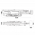 Чертеж Подъемник-паук Sinoboom SPT43HJ