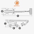 Чертеж Телескопический подъемник Dingli BT26SRT