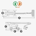 Чертеж Телескопический подъемник Dingli BT28BHRT
