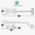 Чертеж Телескопический подъемник AURORA BT28ERT