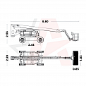 Чертеж Коленчатый подъемник AURORA AB18J